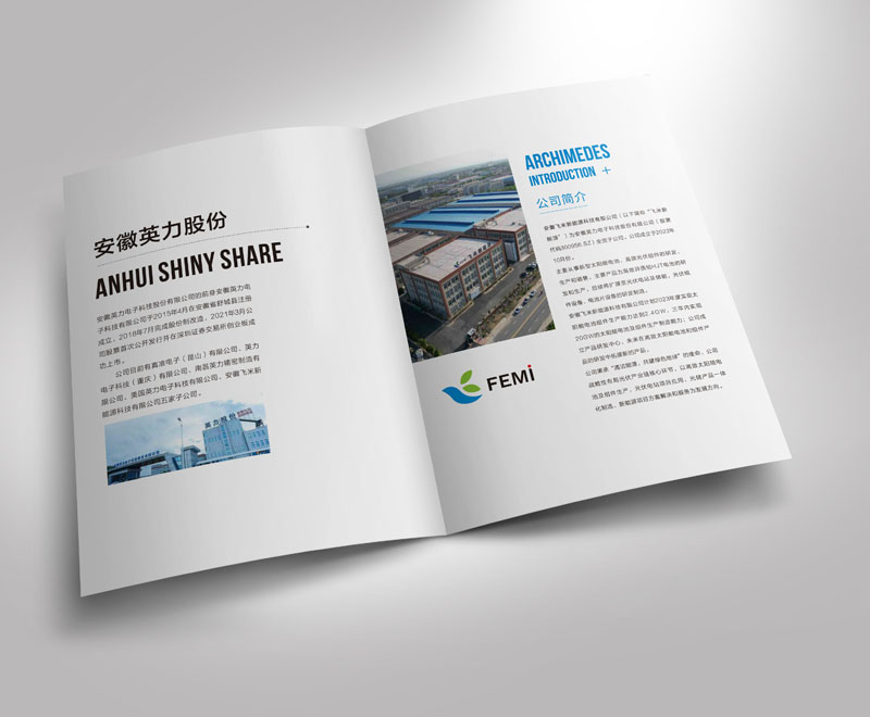 安徽飞米新能源科技画册设计